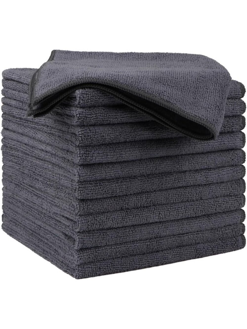 Premium Microfiber Cleaning Cloths 12 Pack - Ultra Absorbent, Lint-Free, 16x16